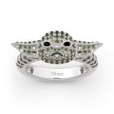 Jeulia "Baby Master" Sterling Silver Ring