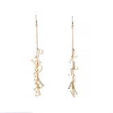 Jeulia "Love Yourself Love Life" Name Personalized Sterling Silver Earrings
