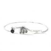 Jeulia "Youth Splendor Paris" Vintage Elephant Sterling Silver Anklet