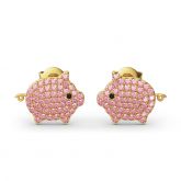 Jeulia Cute Pig Design Sterling Silver Stud Earrings