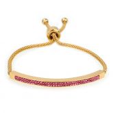 Gold Tone Bolo Bracelet