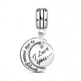 I Love You to the Moon & Back Sterling Silver