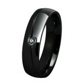 Jeulia Simple Titanium Steel Men's Band
