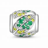 Leaves Charm Sterling Silver