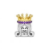 Gorgeous Princess Charm Sterling Silver