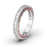 Scrollwork Sterling Silver Women's Band