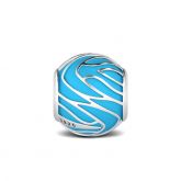 Ocean Blue Charm Sterling Silver