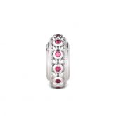 Rose Stone Stopper Sterling Silver