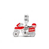 Cool Motorcycle Pendant Sterling Silver
