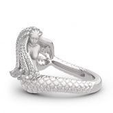 "Goddess of the Sea" Sterling Silver Mermaid Ring