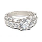 Classic Round Cut Sterling Silver Ring