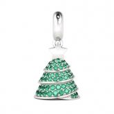 Christmas Tree Charm Sterling Silver