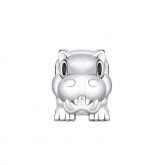Hippo Charm Sterling Silver