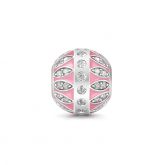 Radiant Crystal Charm Sterling Silver