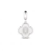 Number Zero Charm Sterling Silver