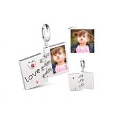 Love Album Photo Charm Sterling Silver