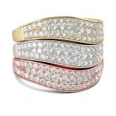 Stacking Sterling Silver Women's Band Set