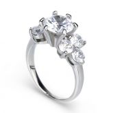 Cluster Sterling Silver Ring