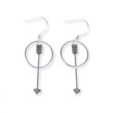 Jeulia Cupid's Arrow Earrings