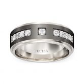 Round Cut Stainless Steel Men's Band
