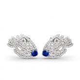 Jeulia Luxury Goldfish Sterling Silver Stud Earrings