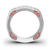 Jeulia Irregular Sterling Silver Women's Band