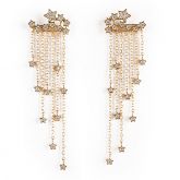 Jeulia Tassel Star Sterling Silver Ear Jackets