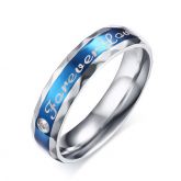 Jeulia Letter Print Men's Band