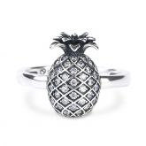 Jeulia Pineapple Sterling Silver Ring