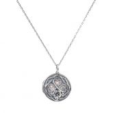 Heart and Rose Locket Necklace