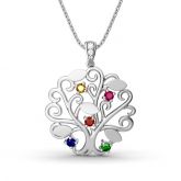 Jeulia Dancing Tree Pendant