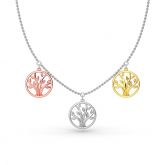 Jeulia Three Blessings Necklace