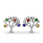 Jeulia Sapling Stud Earrings