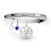 Jeulia Blessing Charm Bangle