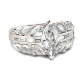 Jeulia Modern Marquise Cut Sterling Silver Ring