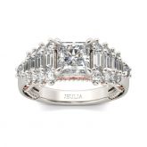 Classic Princess Cut Sterling Silver Ring