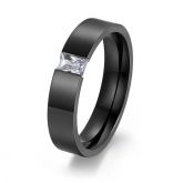 Black Titanium Steel Men's Band