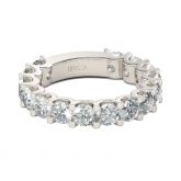 Jeulia Bar Setting Sterling Silver Women's Band