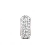 Pave Stones Stopper Sterling Silver