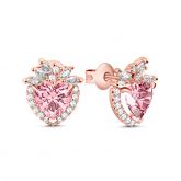 Halo Heart Cut Earrings