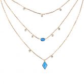 Three Wishes Triple Layered Necklace