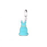 Blue Dress Pendant Sterling Silver