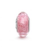 Pink Faceted Glass Charm