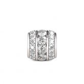 April Birthstone Charm Sterling Silver