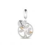 Family Tree Charm Sterling Silver