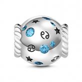 Cancer Charm Sterling Silver