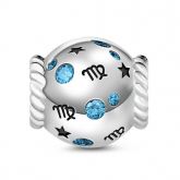 Virgo Charm Sterling Silver