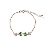 Rose Gold Tone Sterling Silver Bracelet