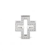 Christian Cross Charm Sterling Silver