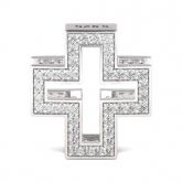 Christian Cross Charm Sterling Silver